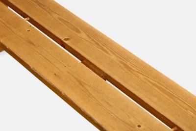Charlotte Perriand Bench in Pine France 1960s