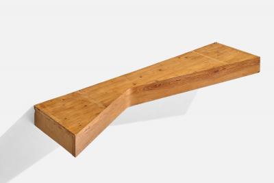 Charlotte Perriand Freeform Console Bench in Pine France 1967