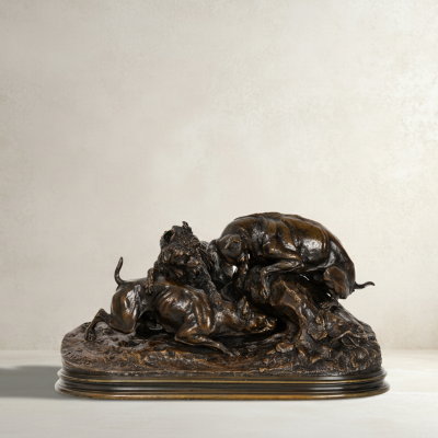 Chasse Au Lapin Pierre Jules Mene