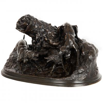 Chasse au Renard 1849 Pierre Jules Mene