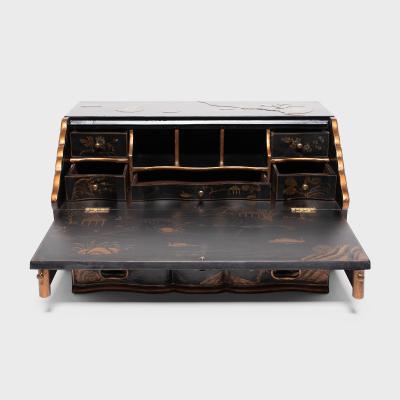 Chinoiserie Gilt Lacquer Table Secretaire