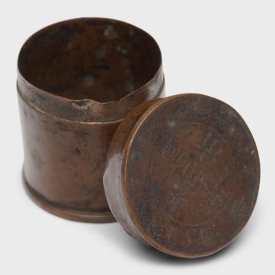 Copper Coin Opium Box