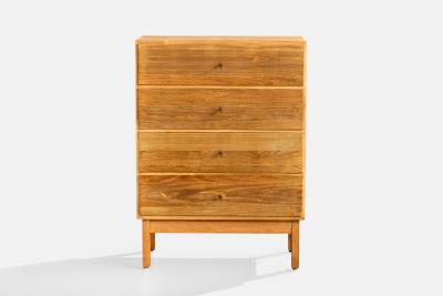 Country Workshop Chests of Drawers with Maple and Brass USA 1950s