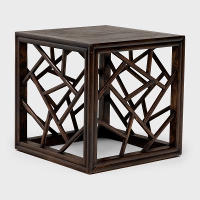 Cracked Ice Square Table