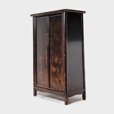 Crackled Lacquer Tapered Cabinet