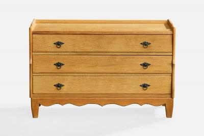 Danish Designer Cabinets with Oak and Iron Denmark 1960s