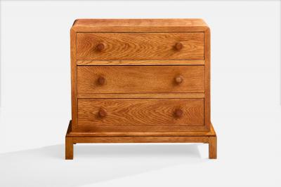 Danish Designer Chest of Drawers in Oak Denmark 1940s