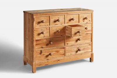 Danish Designer Chest of Drawers in Pine Denmark c 1960s