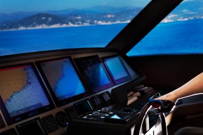 David Drebin Steering Ship