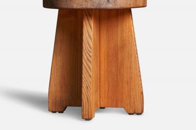 David Rosen Stool in Pine Sweden 1940s