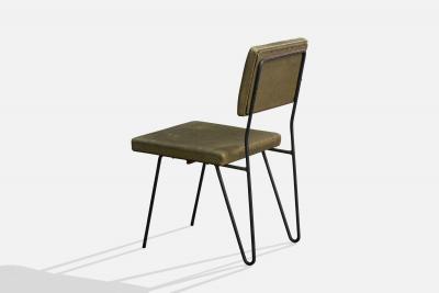 Dorothy Schindele Dining Chairs with Iron and Vinyl United States 1950s