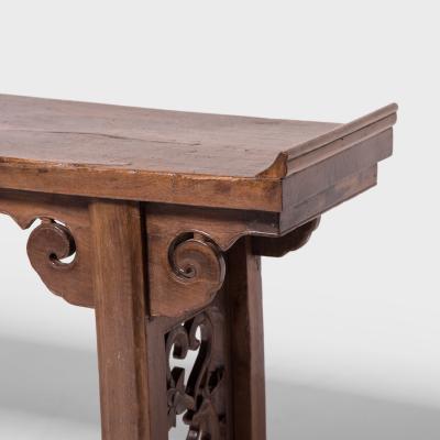 Double Deer Plank Top Altar with Everted Ends