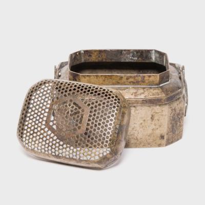 Double Handled Brass Brazier