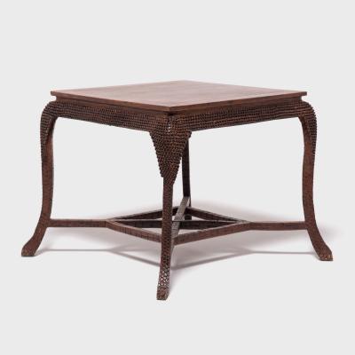 Dragon Scale Tea Table and Stools