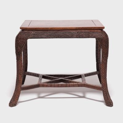 Dragon Scale Tea Table and Stools