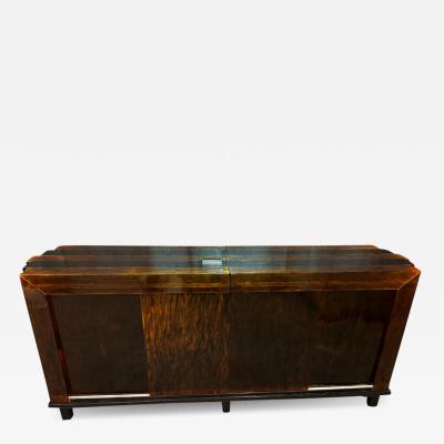 EXCEPTIONAL DECO REVIVAL TORTOISE AND BLACK LUCITE SIDEBOARD