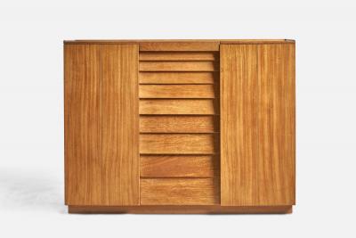 Edward Wormley Wardrobe in Walnut USA 1950s