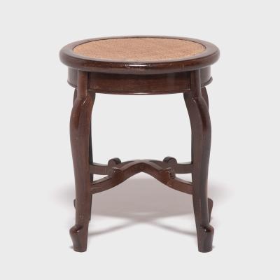 En Pointe Oval Woven Top Stool