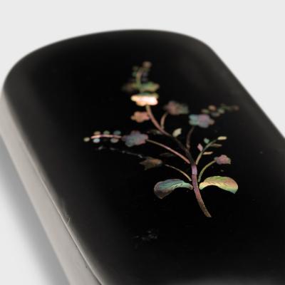 English Petite Mother of Pearl Inlay Box