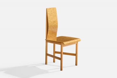 Enzo Mari Dining Room Chairs with Plywood and Beech Italy 1980s