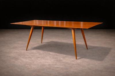 Ernesto Hauner Dining Table in Caviuna Ernesto Hauner for Mobilinea 1950s Lot 100A