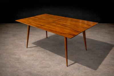 Ernesto Hauner Dining Table in Caviuna Ernesto Hauner for Mobilinea 1950s Lot 100A