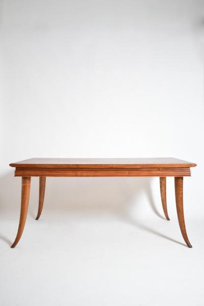 Etruscan style horns feet console dining table 1960s 