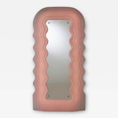 Ettore Sottsass Pink Ultrafragola Mirror Designed by Ettore Sottsass for Poltronova