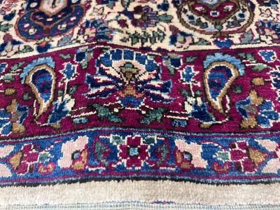 Extremely Fine Antique Persian Silk Mohtasham Kashan Rug 4 2 x 6 9 