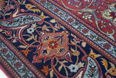 Extremely Fine Antique Persian Tehran Wool Rug 4 7 x 6 8 