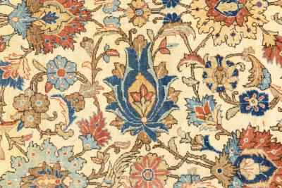 Extremely Fine Antique Persian Tehran Wool Rug 7 10 x 10 5 