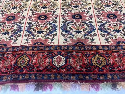 Extremely Fine and Rare Antique Persian Wool on Silk Senneh Rug 4 5 x 6 9 