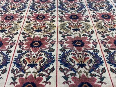 Extremely Fine and Rare Antique Persian Wool on Silk Senneh Rug 4 5 x 6 9 