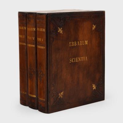 Faux Book Tantalus Chest