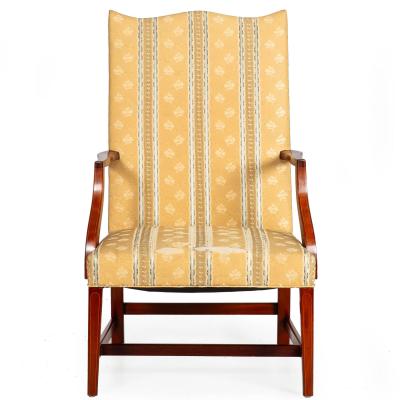 Federal Inlaid Mahogany Lolling Chair Massachusetts ca 1780 1800