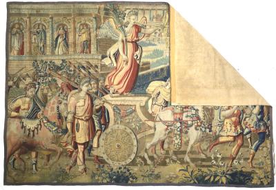 Fine Antique 16th Century French Tapestry 7 7 x 11 1 