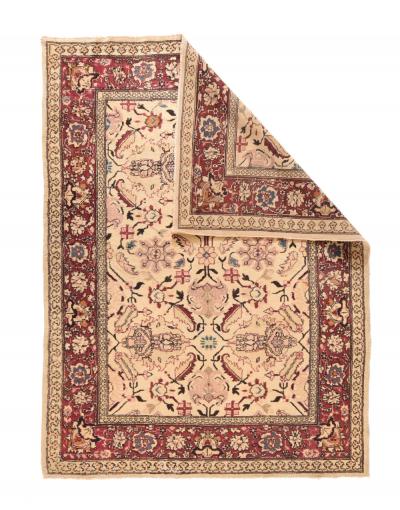 Fine Antique Agra Rug 6 x 7 9 