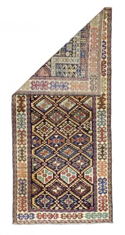 Fine Antique Caucasian Akstafa Rug 2 x 11 x 6 x 5 
