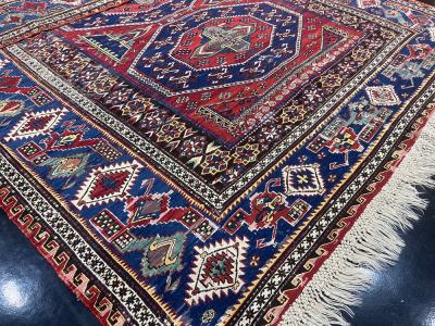 Fine Antique Caucasian Sumak Rug 6 10 x 9 5 