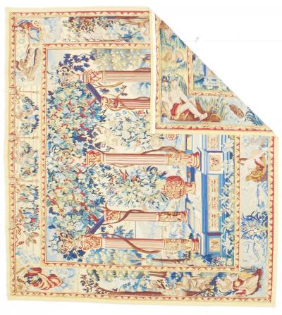 Fine Antique French Tapestry 5 1 x 5 6 