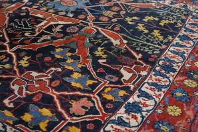 Fine Antique Garouss Bidjar Rug 5 9 x 8 7 