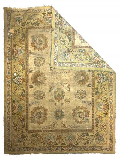 Fine Antique Indian Amritsar Rug 93 x 12 x 1 circa 1890