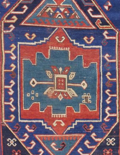 Fine Antique Kazak Rug 3 10 x 6 8 