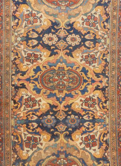 Fine Antique Mahal Farahan Rug 47 x 67