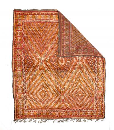 Fine Antique Moroccan Oushak Rug 7 x 2 x 8 x 7