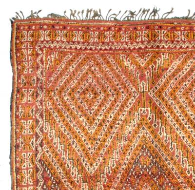 Fine Antique Moroccan Oushak Rug 7 x 2 x 8 x 7