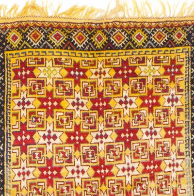 Fine Antique Moroccan Tribal Wool Rug 4 6 x 9 7 