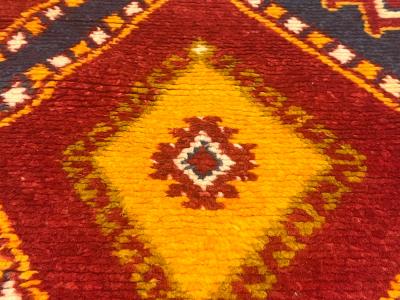 Fine Antique Moroccan Wool Rug 49 x 96 