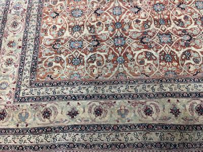 Fine Antique Persian Haji Jalili Tabriz Rug 6 7 x 9 2 