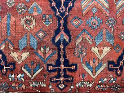 Fine Antique Persian Heriz Serapi Rug 8 2 x 10 4 